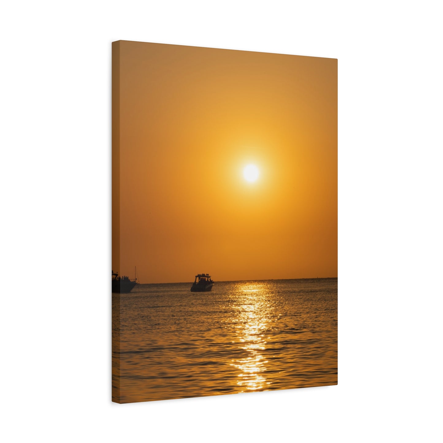 Cartagena Sunset Matte Canvas Wall Print - Saltwater Bodega