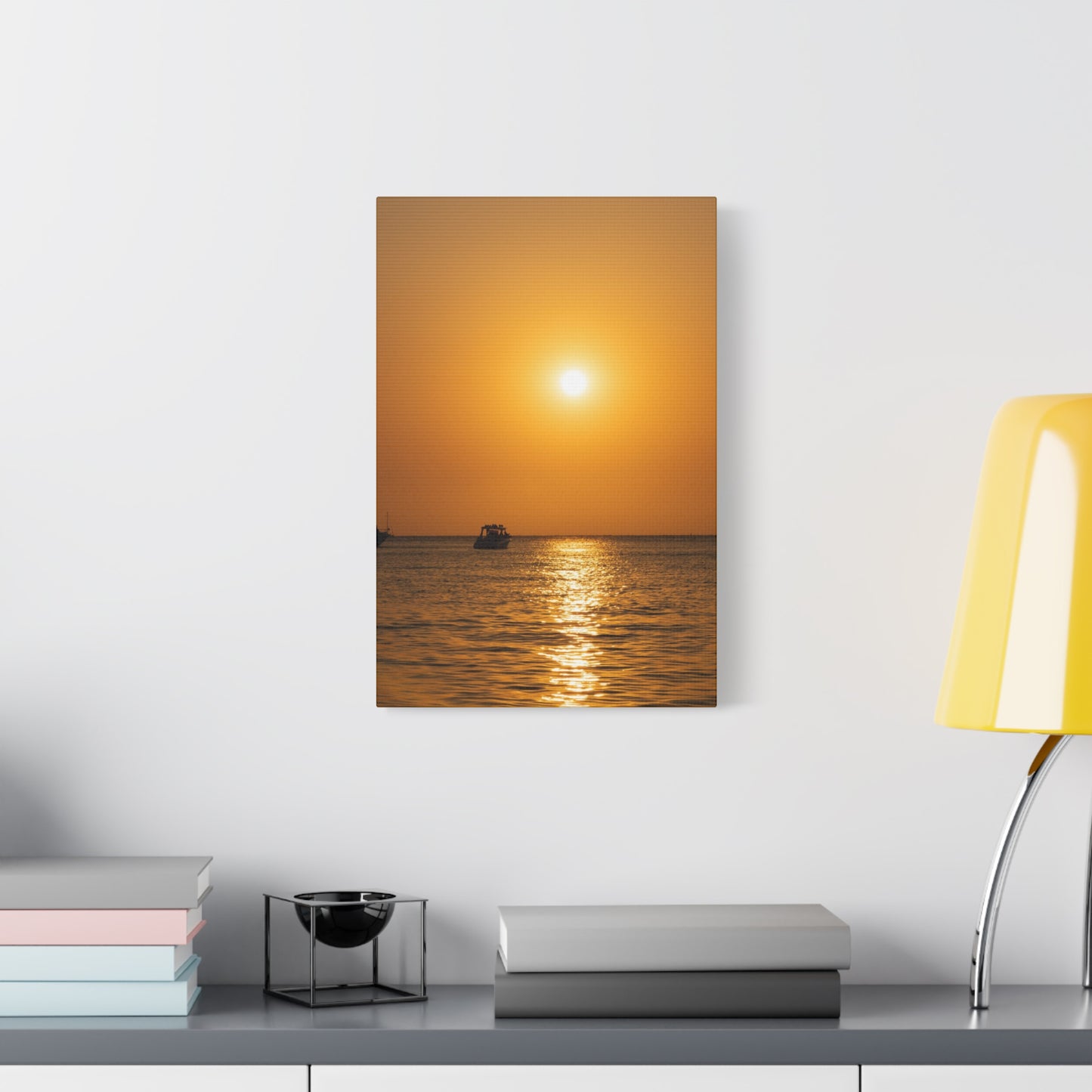 Cartagena Sunset Matte Canvas Wall Print - Saltwater Bodega