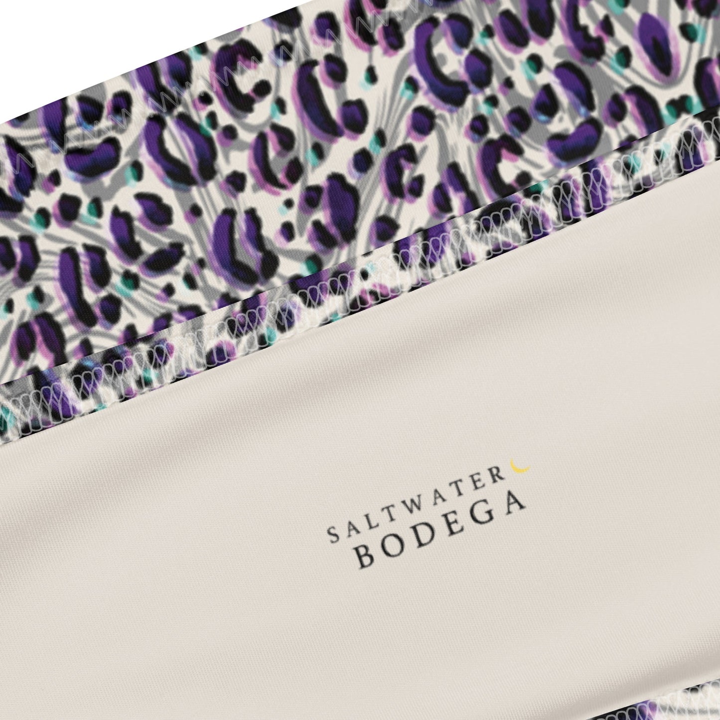 Eco - Lux Bandeau Bikini in Leopard Print - Saltwater Bodega