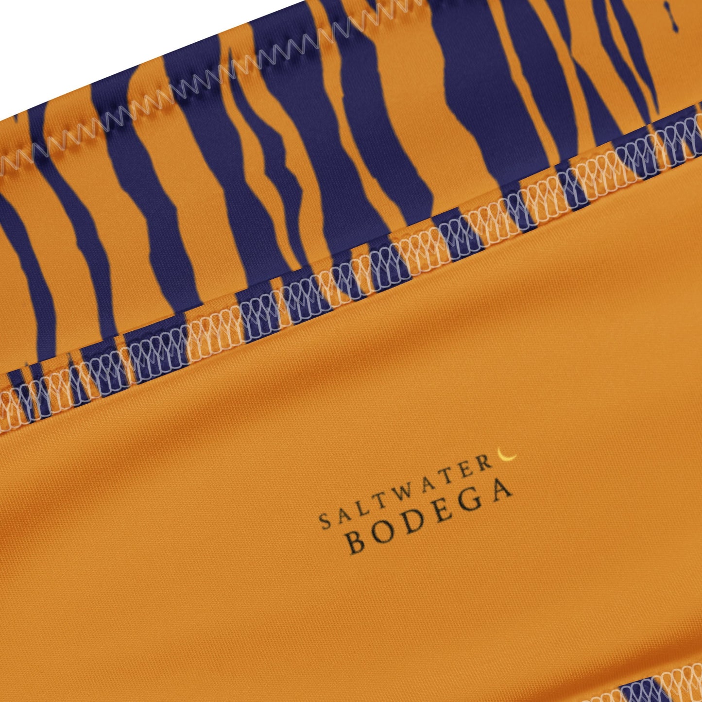 Eco - Lux Bandeau Bikini in Tiger Print - Saltwater Bodega