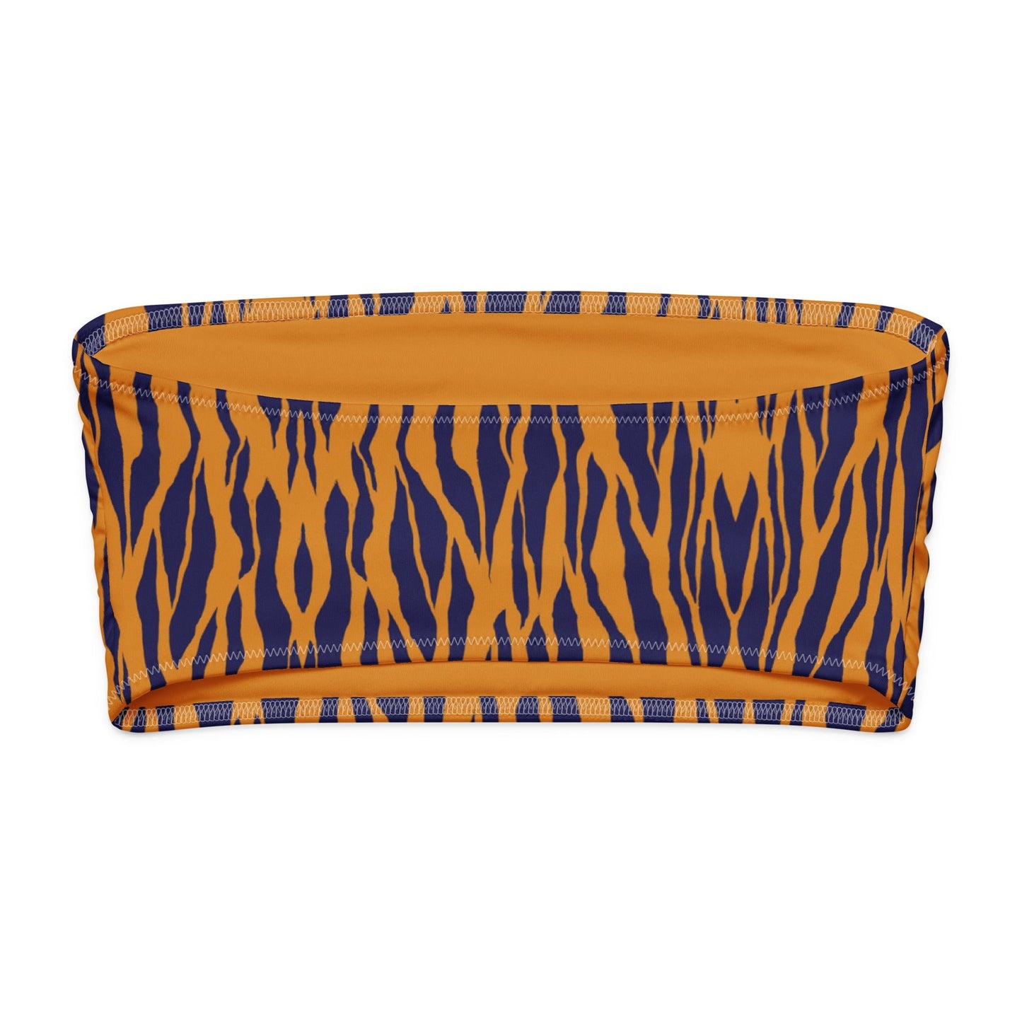 Eco - Lux Bandeau Top in Tiger Print - Saltwater Bodega