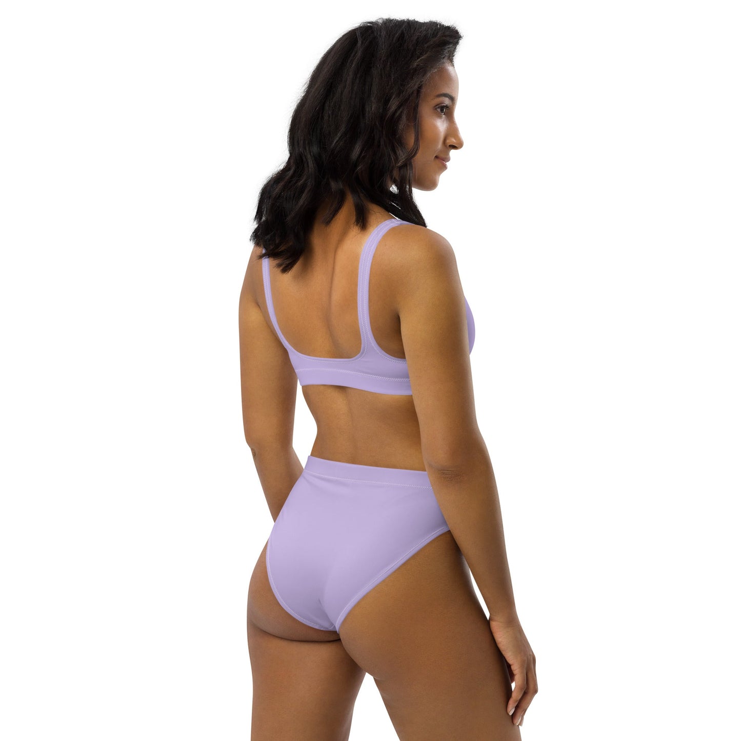 Eco - Lux High Waisted Bikini in Lavender - Saltwater Bodega
