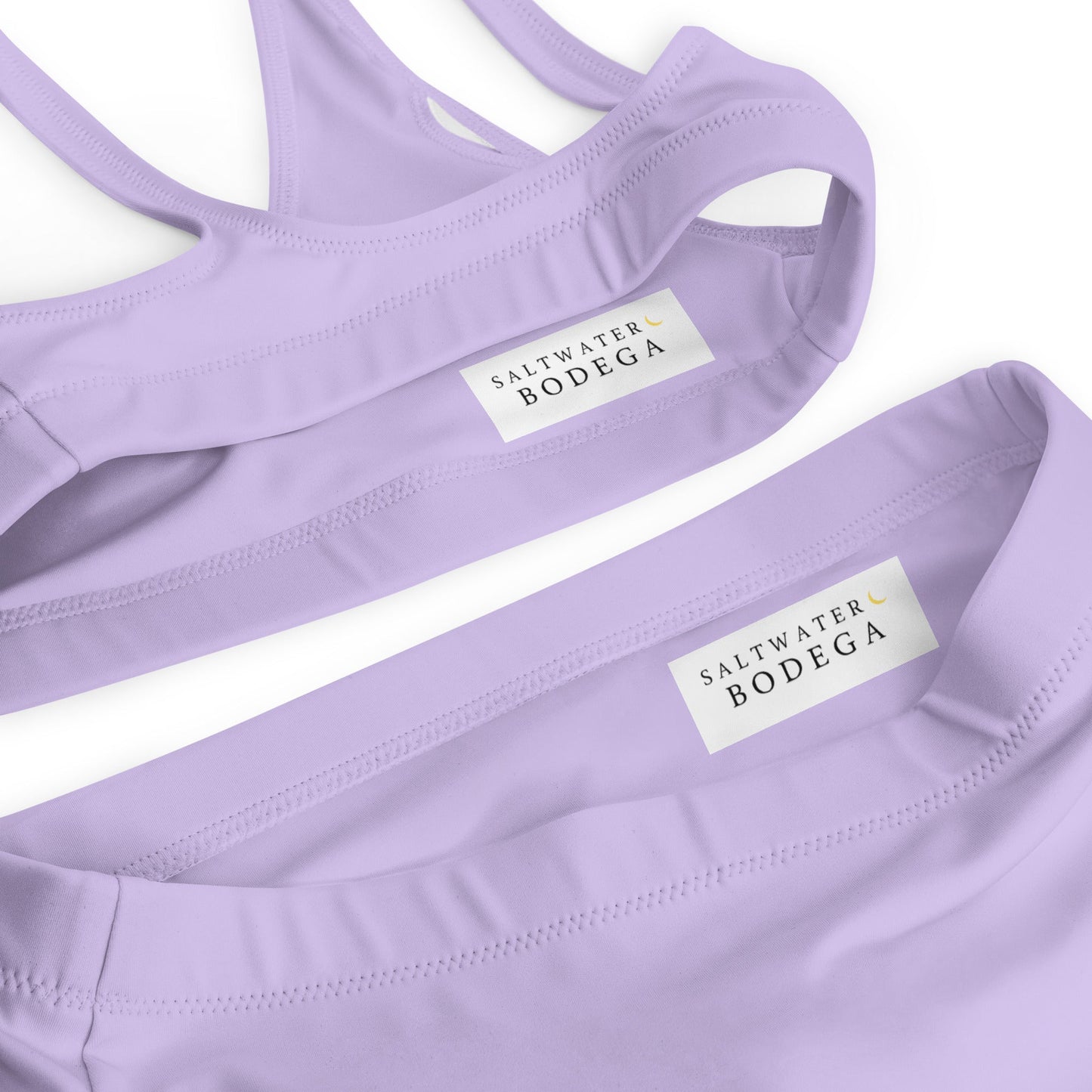 Eco - Lux High Waisted Bikini in Lavender - Saltwater Bodega