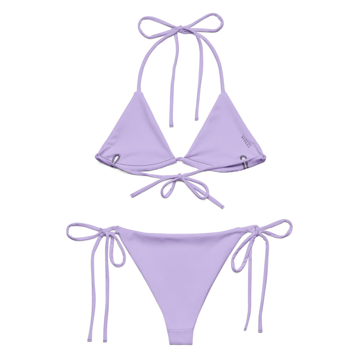 Eco - Lux String Bikini in Lavender - Saltwater Bodega