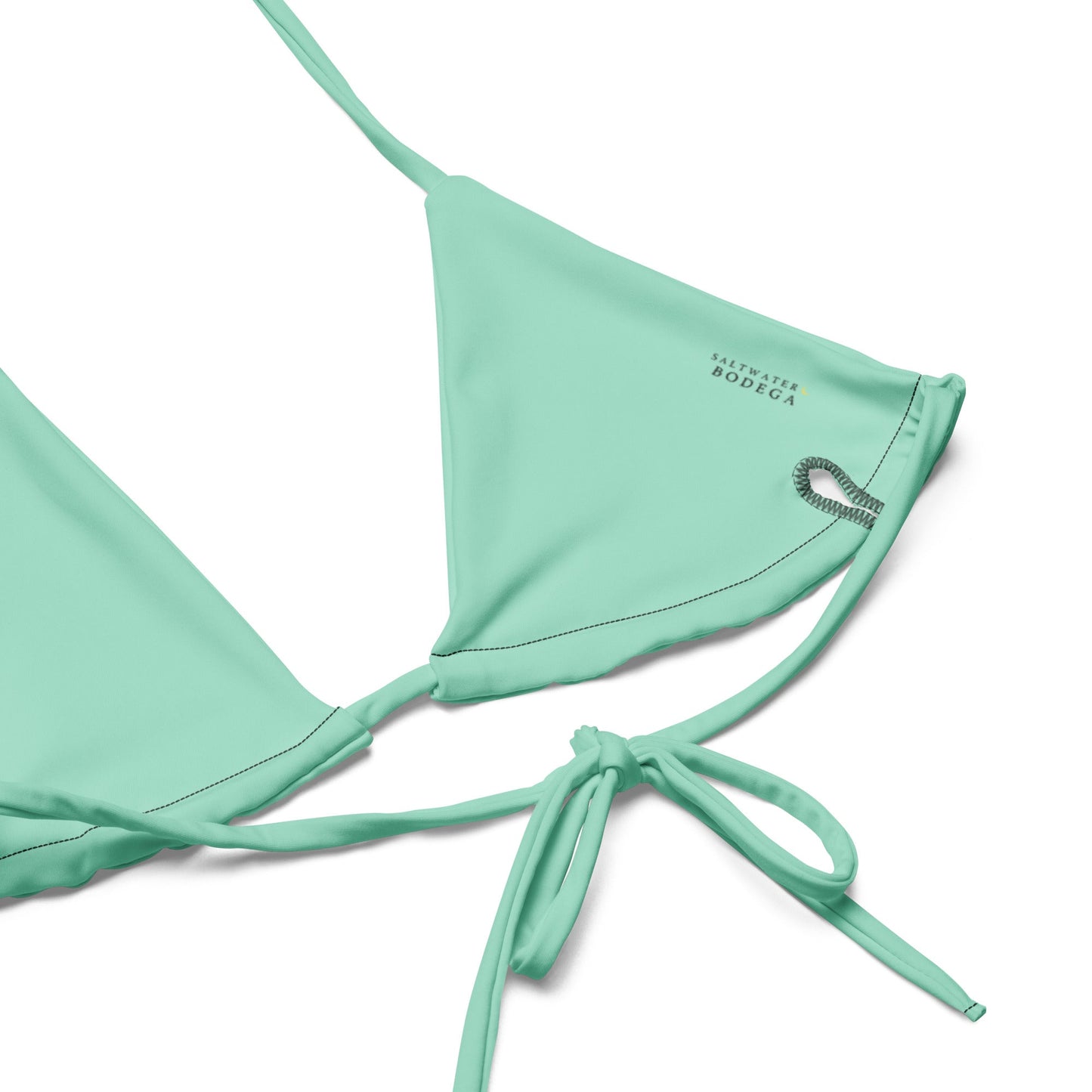 Eco - Lux String Bikini in Mint - Saltwater Bodega