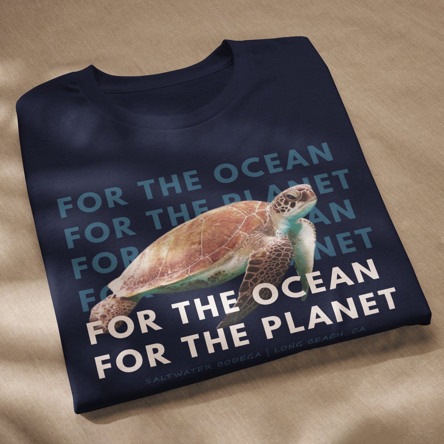 For the Ocean, For the Planet Sea Turtle Tee - Saltwater Bodega