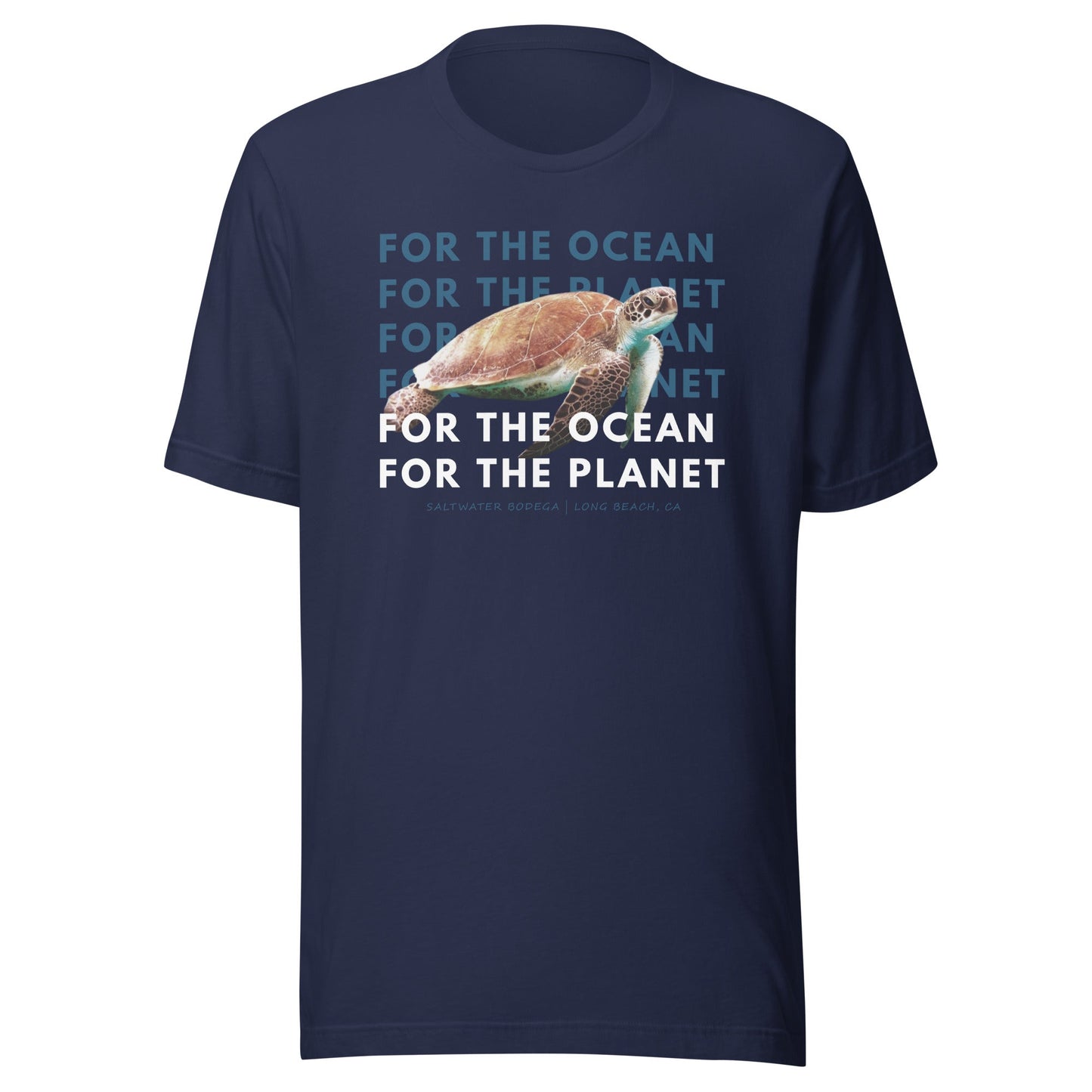 For the Ocean, For the Planet Sea Turtle Tee - Saltwater Bodega