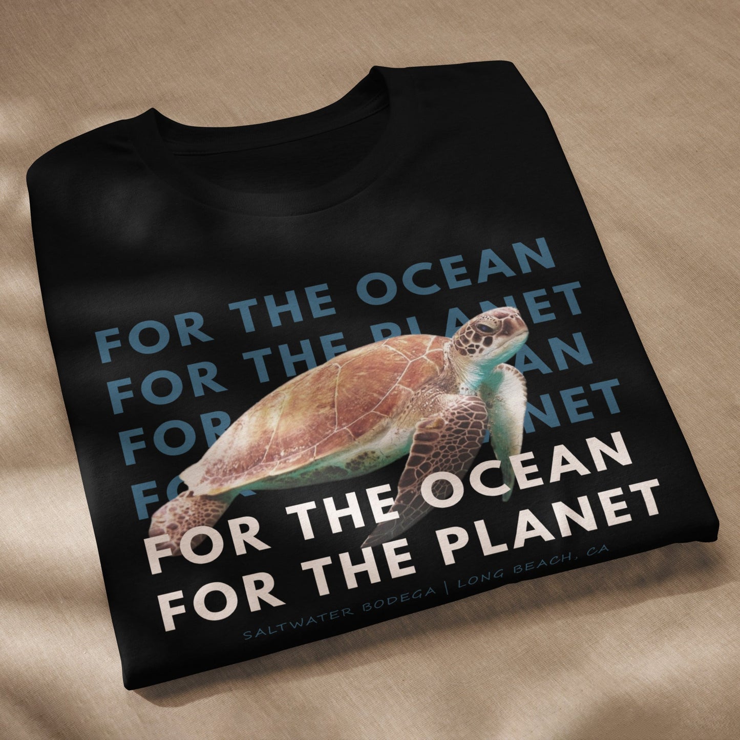 For the Ocean, For the Planet Sea Turtle Tee - Saltwater Bodega