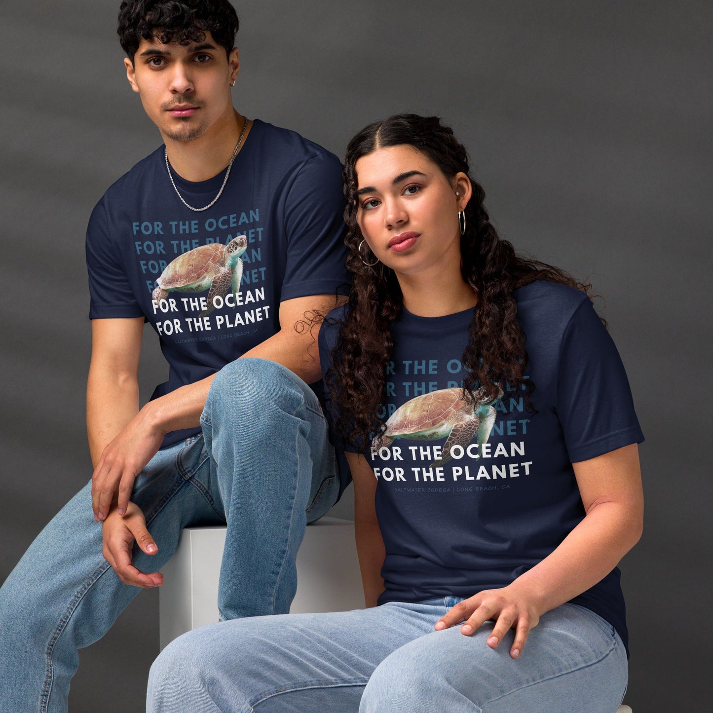 For the Ocean, For the Planet Sea Turtle Tee - Saltwater Bodega