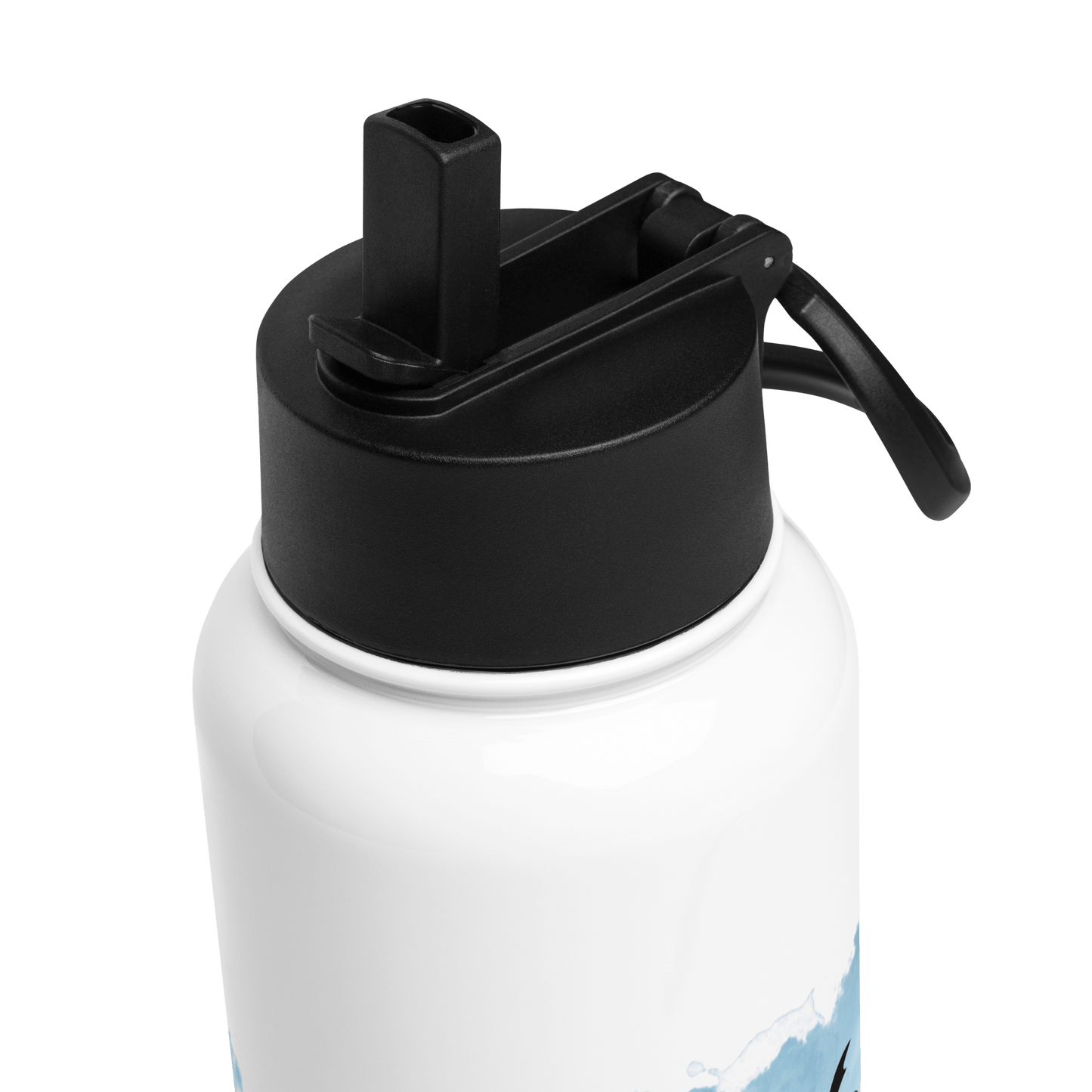 Island of Dreams Stainless Steel Water Bottle with Straw Lid - Saltwater Bodega