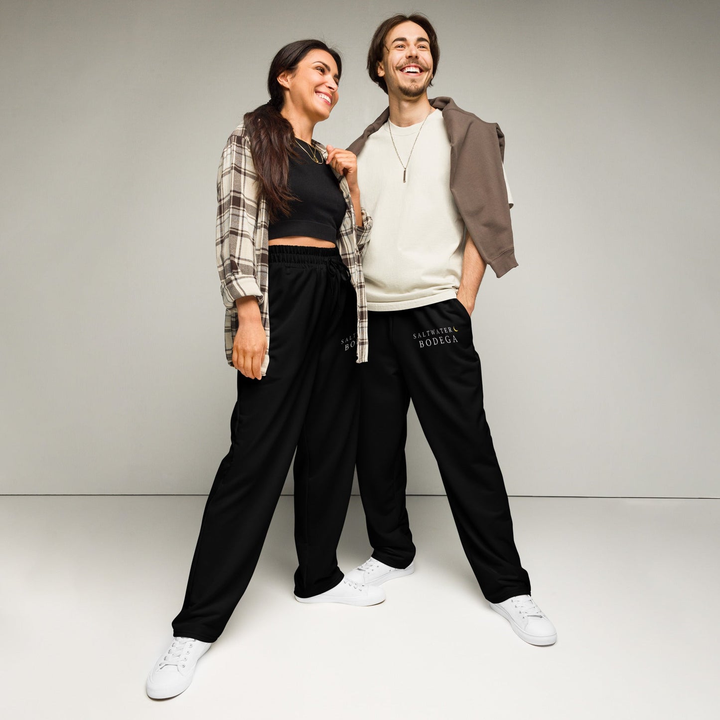 Saltwater Bodega Wide Leg Eco Joggers - Saltwater Bodega
