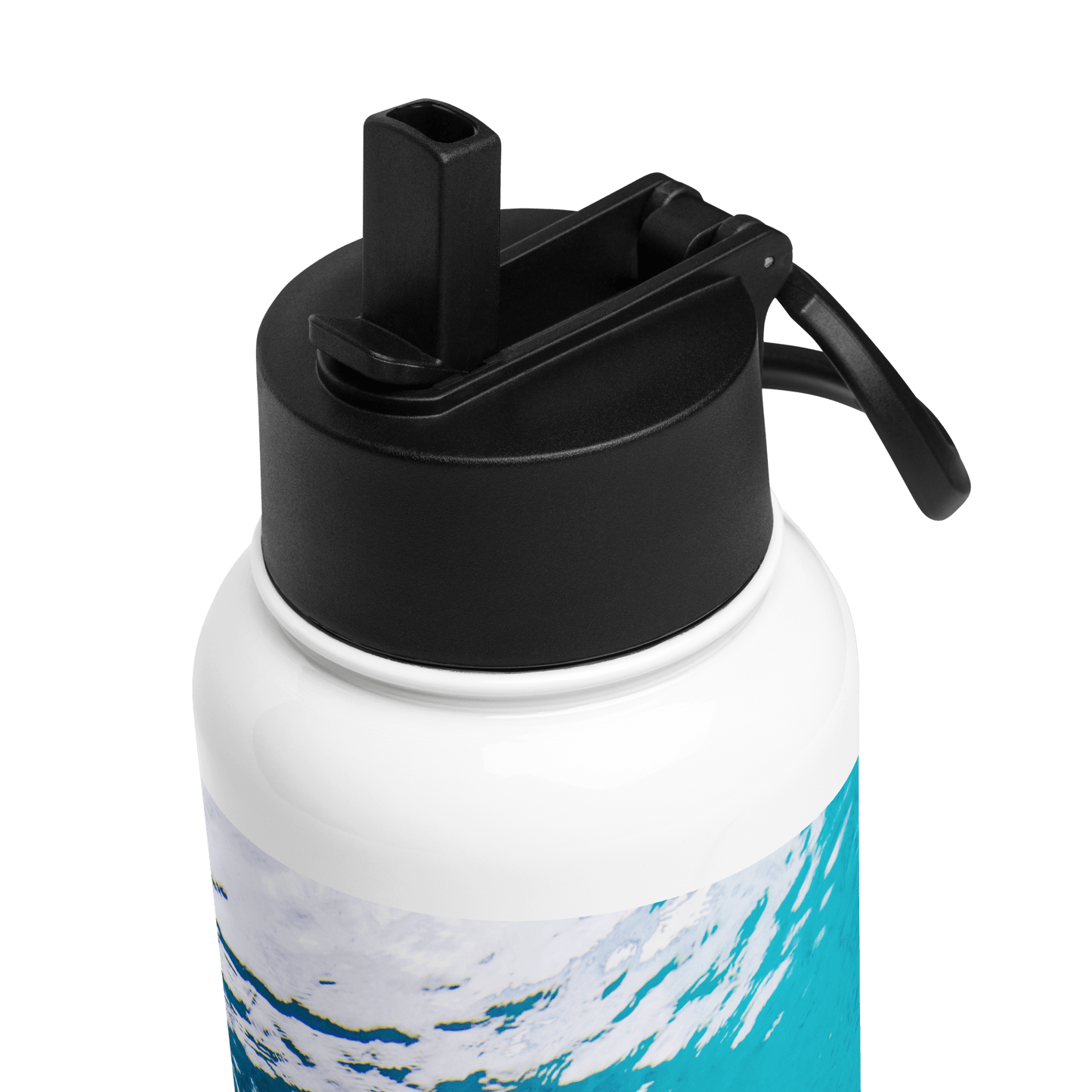 Underwater Stainless Steel Water Bottle with Straw Lid - Saltwater Bodega
