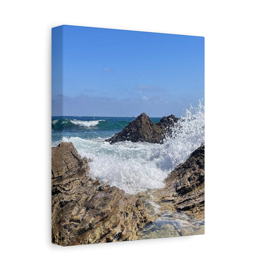 Crystal Cove Matte Canvas Wall Print - Saltwater Bodega