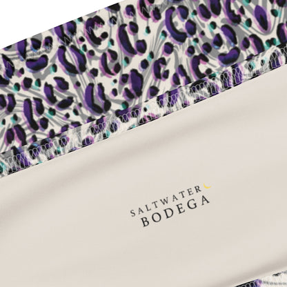Eco - Lux Bandeau Bikini in Leopard Print - Saltwater Bodega