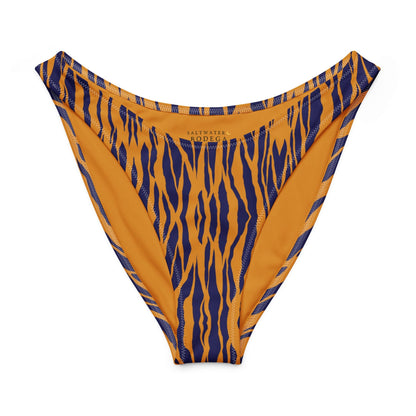 Eco - Lux Bikini Bottoms in Tiger Print - Saltwater Bodega