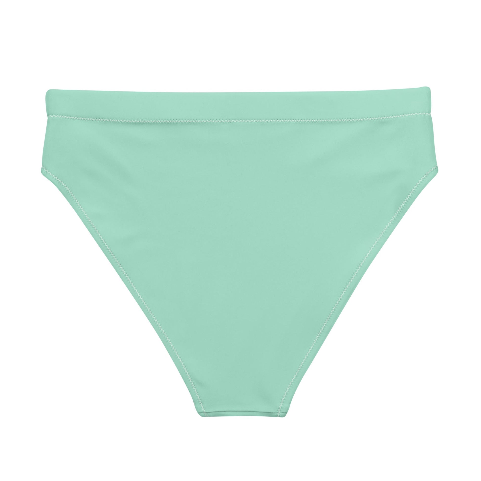 Eco - Lux High Waisted Bikini Bottom in Mint - Saltwater Bodega