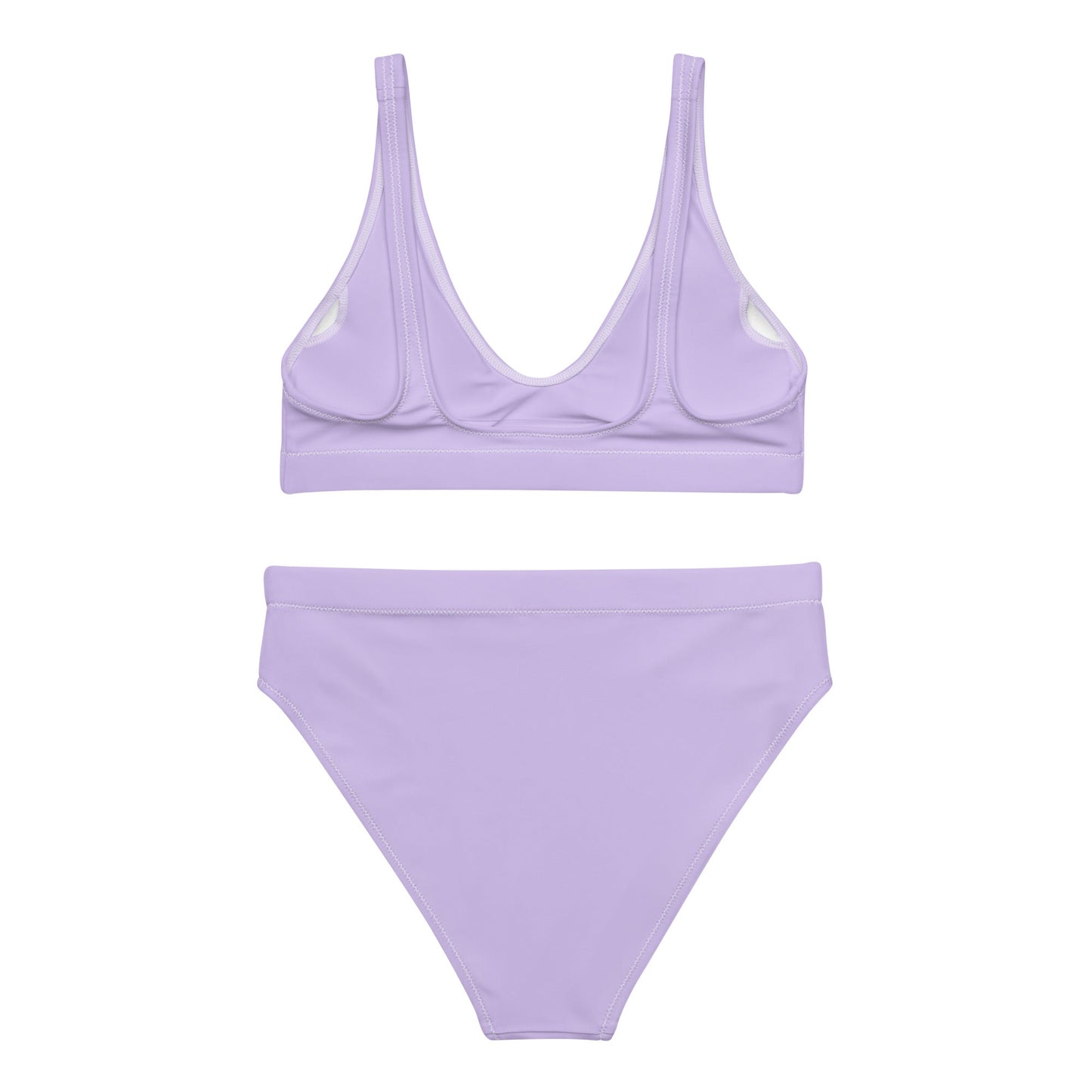 Eco - Lux High Waisted Bikini in Lavender - Saltwater Bodega