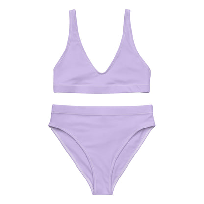 Eco - Lux High Waisted Bikini in Lavender - Saltwater Bodega