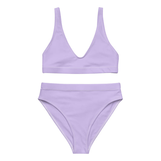 Eco - Lux High Waisted Bikini in Lavender - Saltwater Bodega