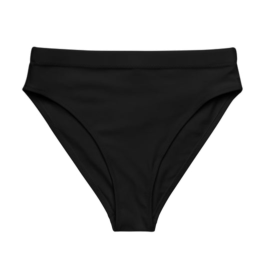 Eco - Lux High Waisted Bikini Top in Black - Saltwater Bodega