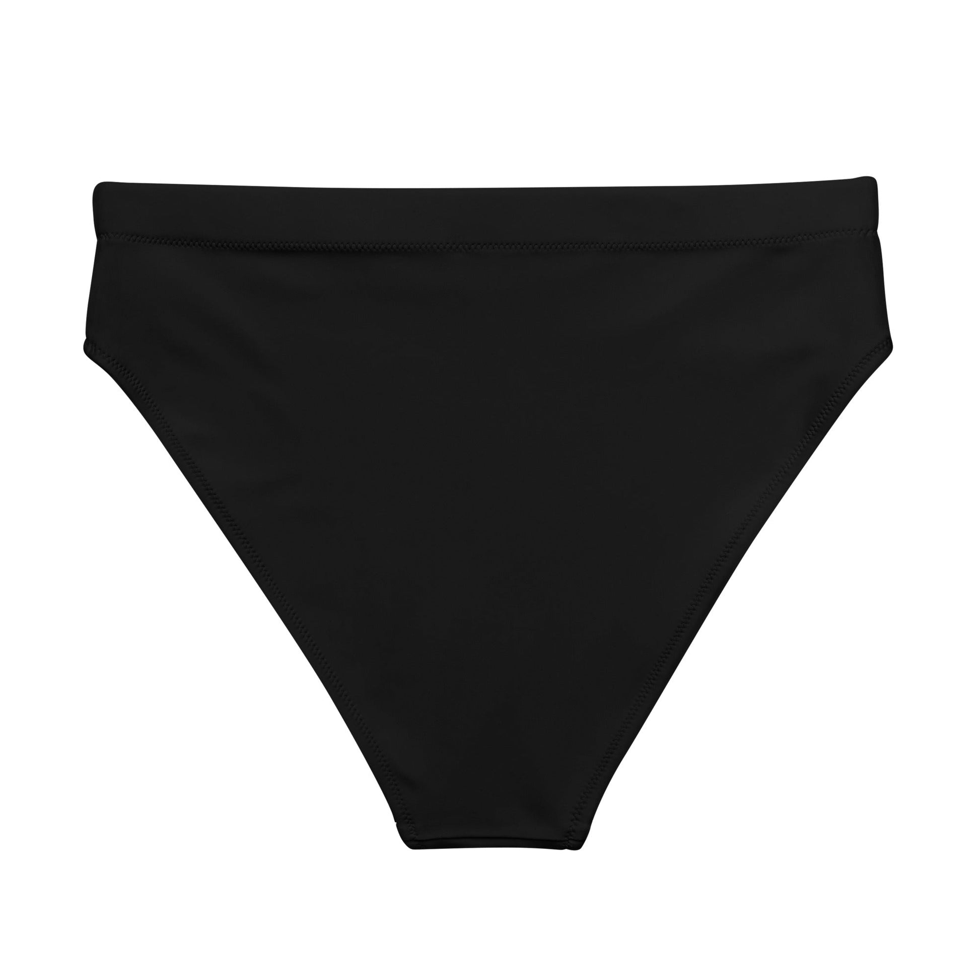 Eco - Lux High Waisted Bikini Top in Black - Saltwater Bodega