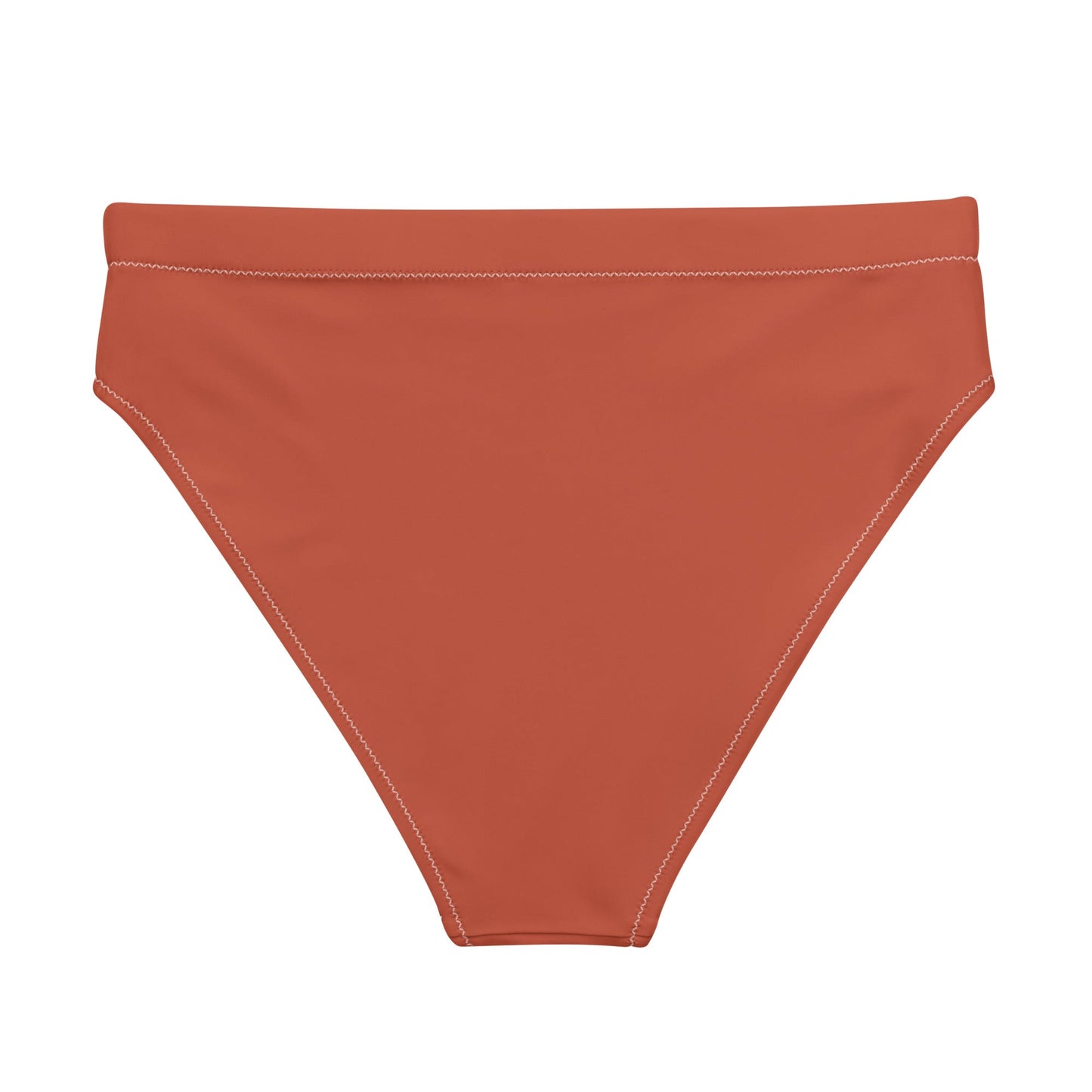 Eco - Lux High Waisted Bikini Top in Brick Red - Saltwater Bodega