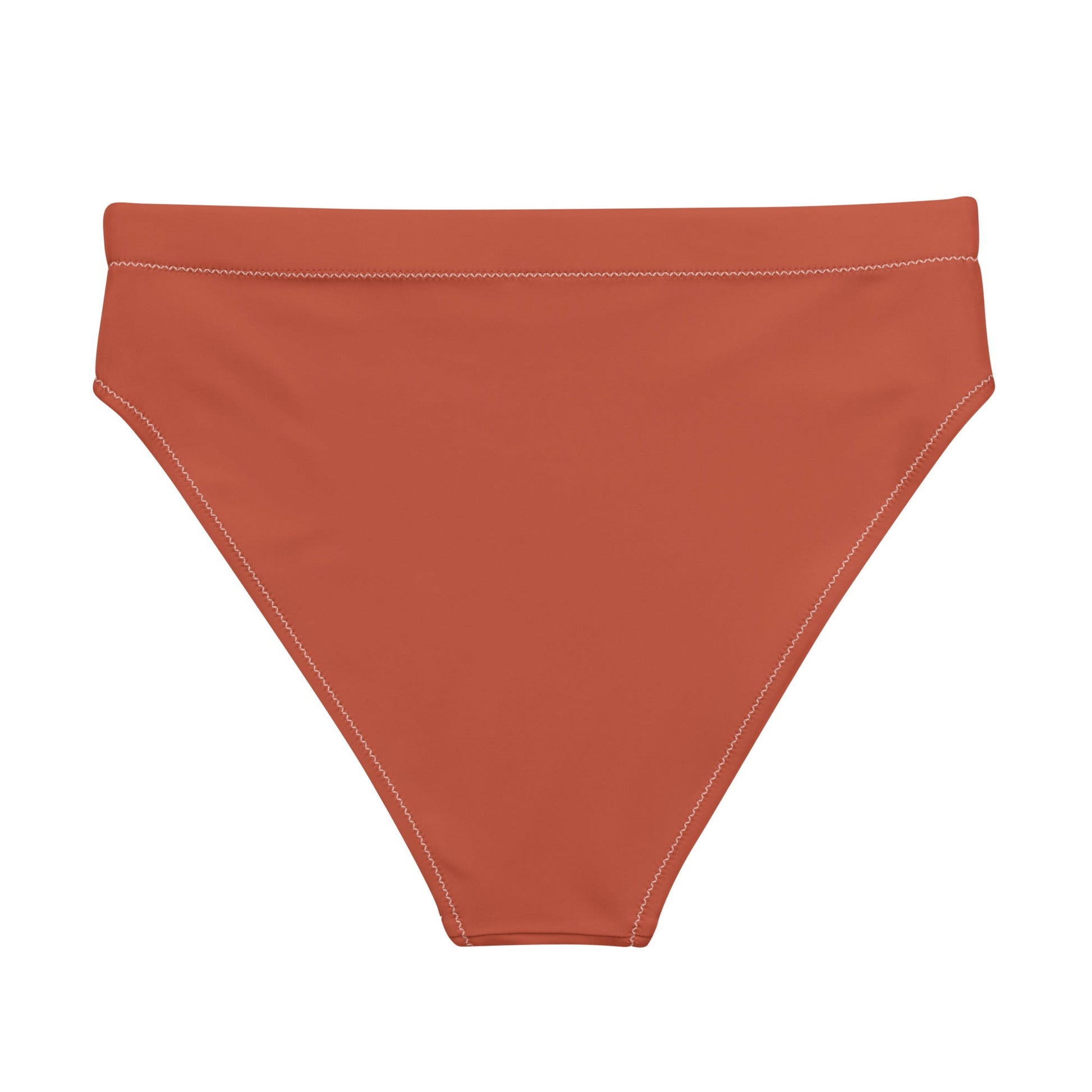 Eco - Lux High Waisted Bikini Top in Brick Red - Saltwater Bodega