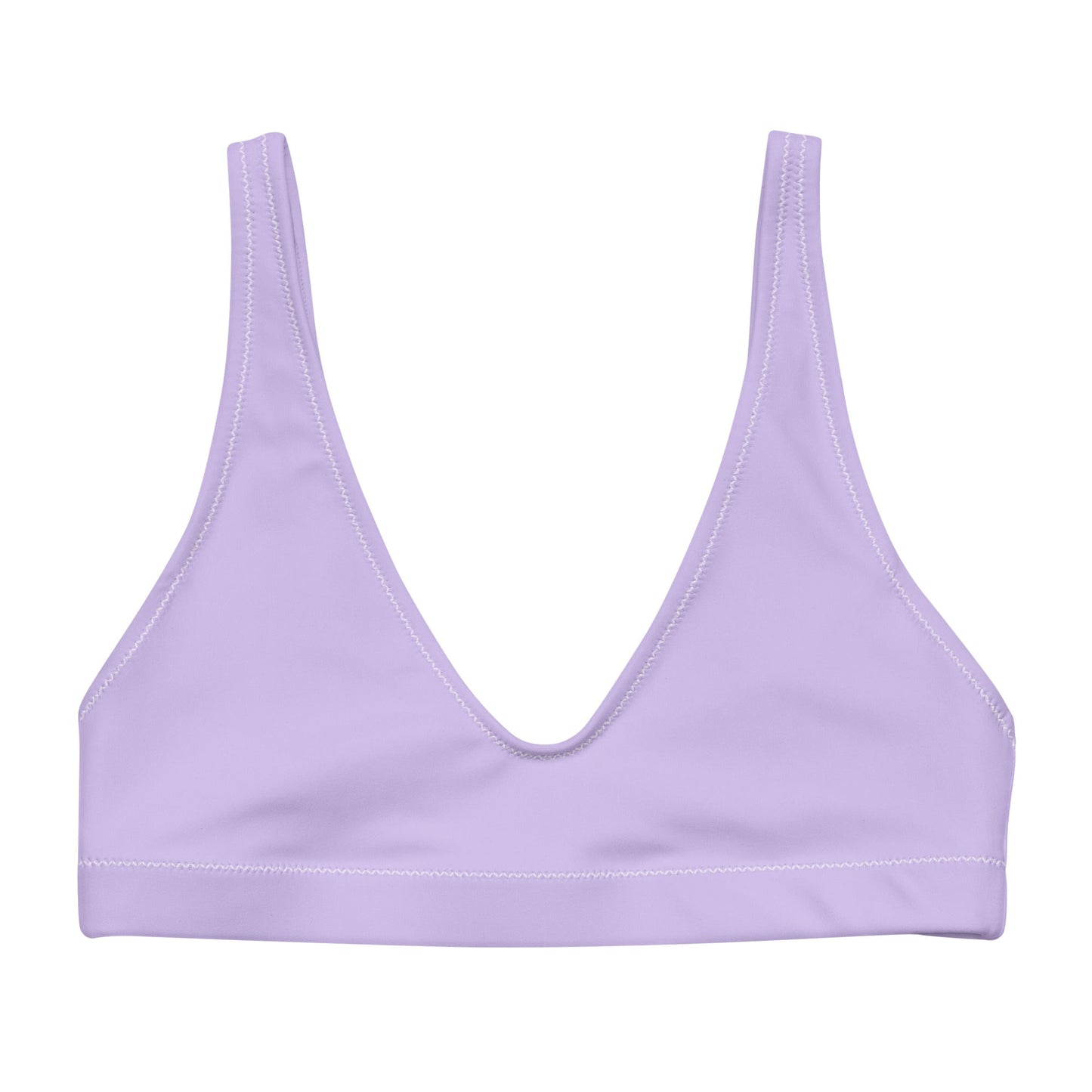 Eco - Lux High Waisted Bikini Top in Lavender - Saltwater Bodega