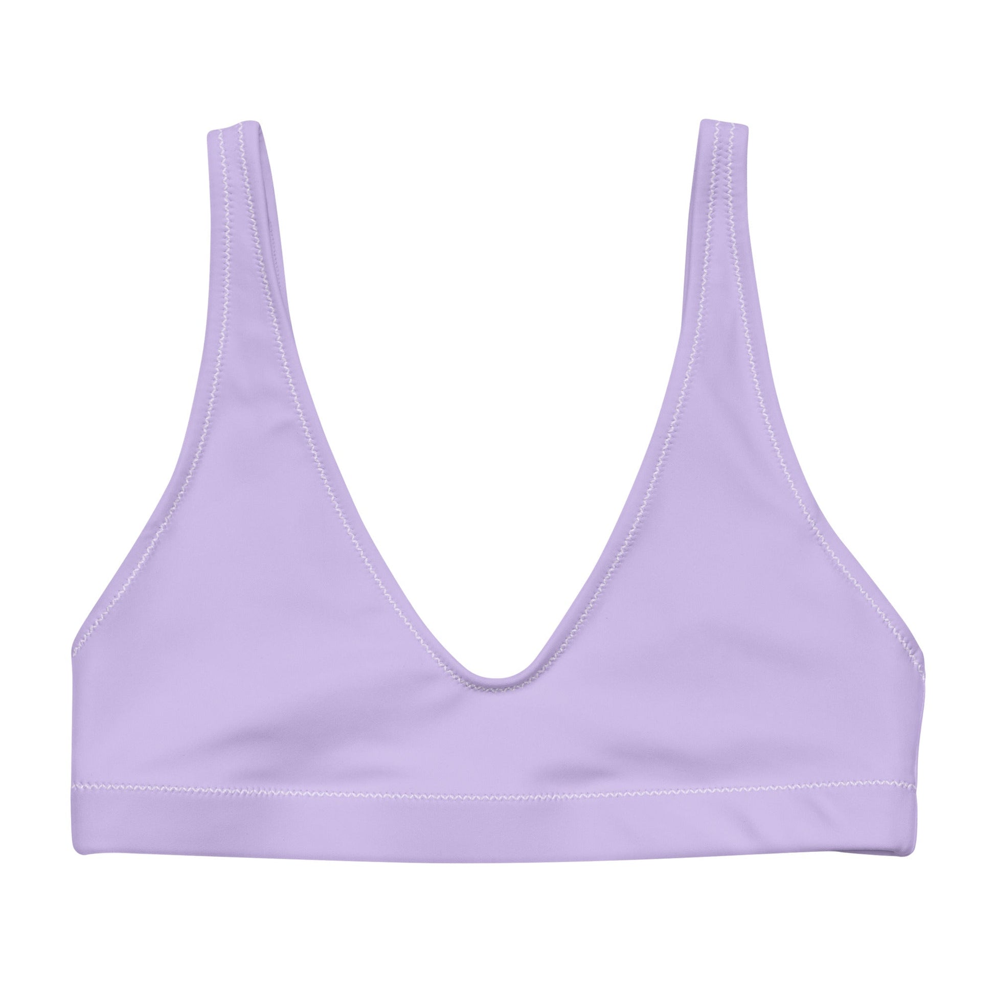 Eco - Lux High Waisted Bikini Top in Lavender - Saltwater Bodega