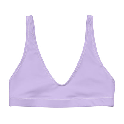 Eco - Lux High Waisted Bikini Top in Lavender - Saltwater Bodega