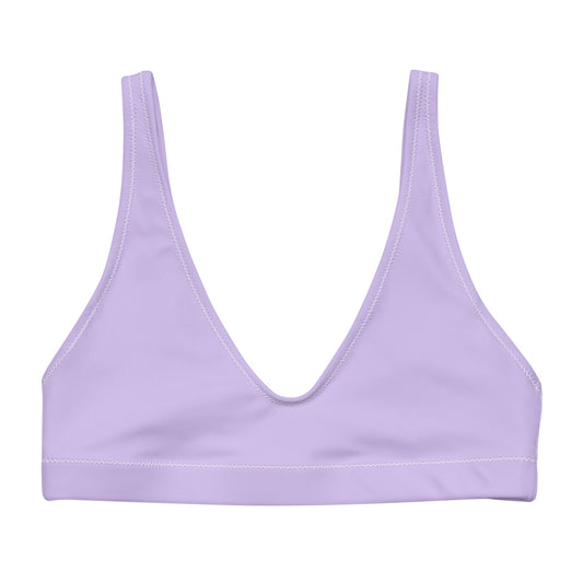 Eco - Lux High Waisted Bikini Top in Lavender - Saltwater Bodega