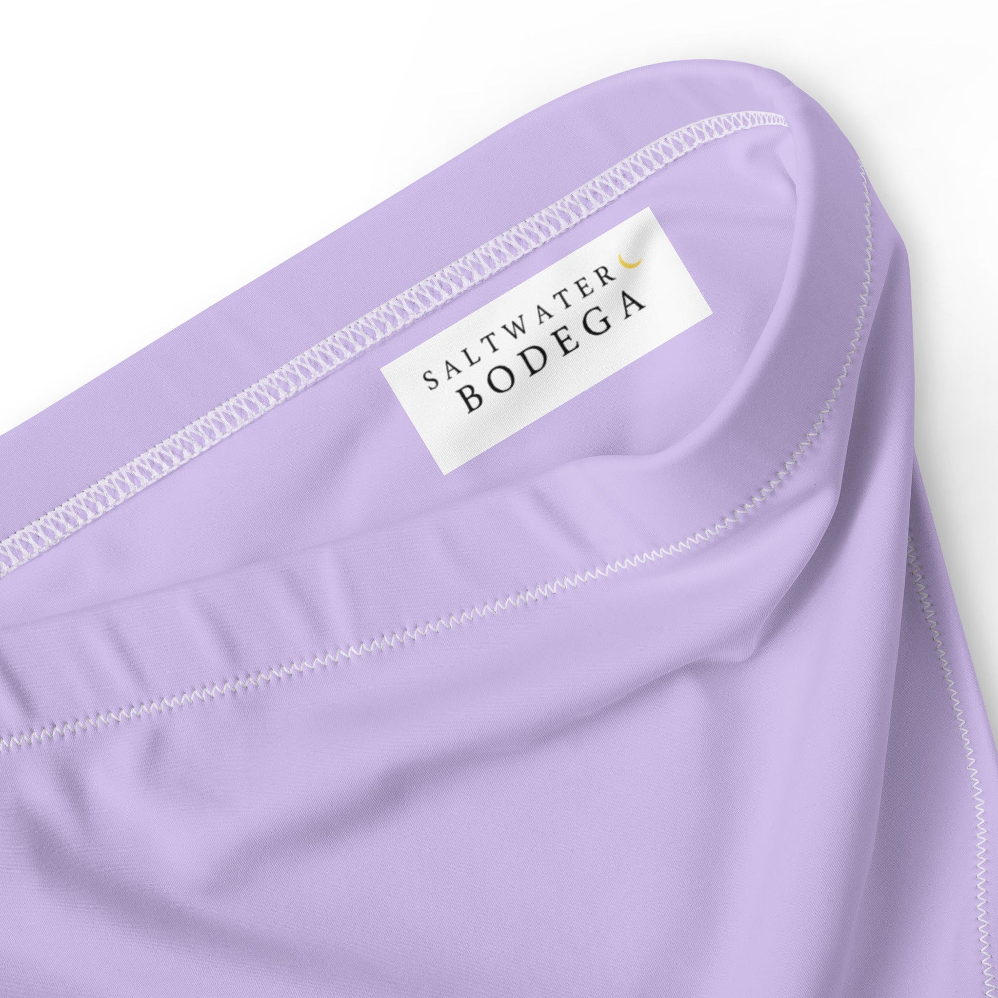 Eco - Lux High Waisted Bikini Top in Lavender - Saltwater Bodega