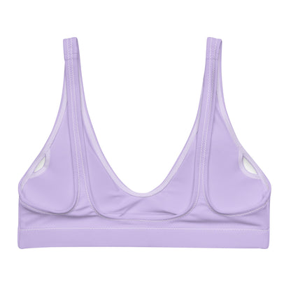 Eco - Lux High Waisted Bikini Top in Lavender - Saltwater Bodega
