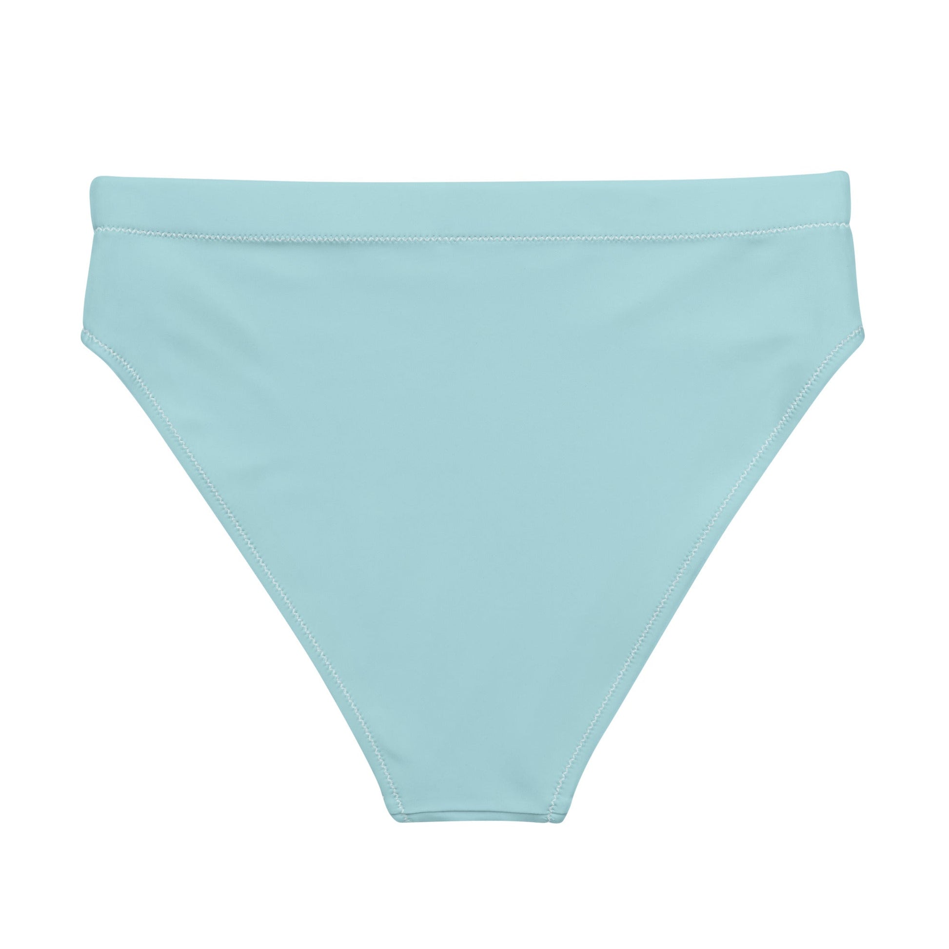 Eco - Lux High Waisted Bikini Top in Powder Blue - Saltwater Bodega
