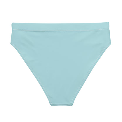 Eco - Lux High Waisted Bikini Top in Powder Blue - Saltwater Bodega