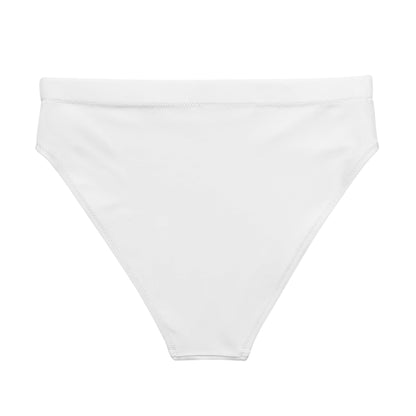 Eco - Lux High Waisted Bikini Top in White - Saltwater Bodega