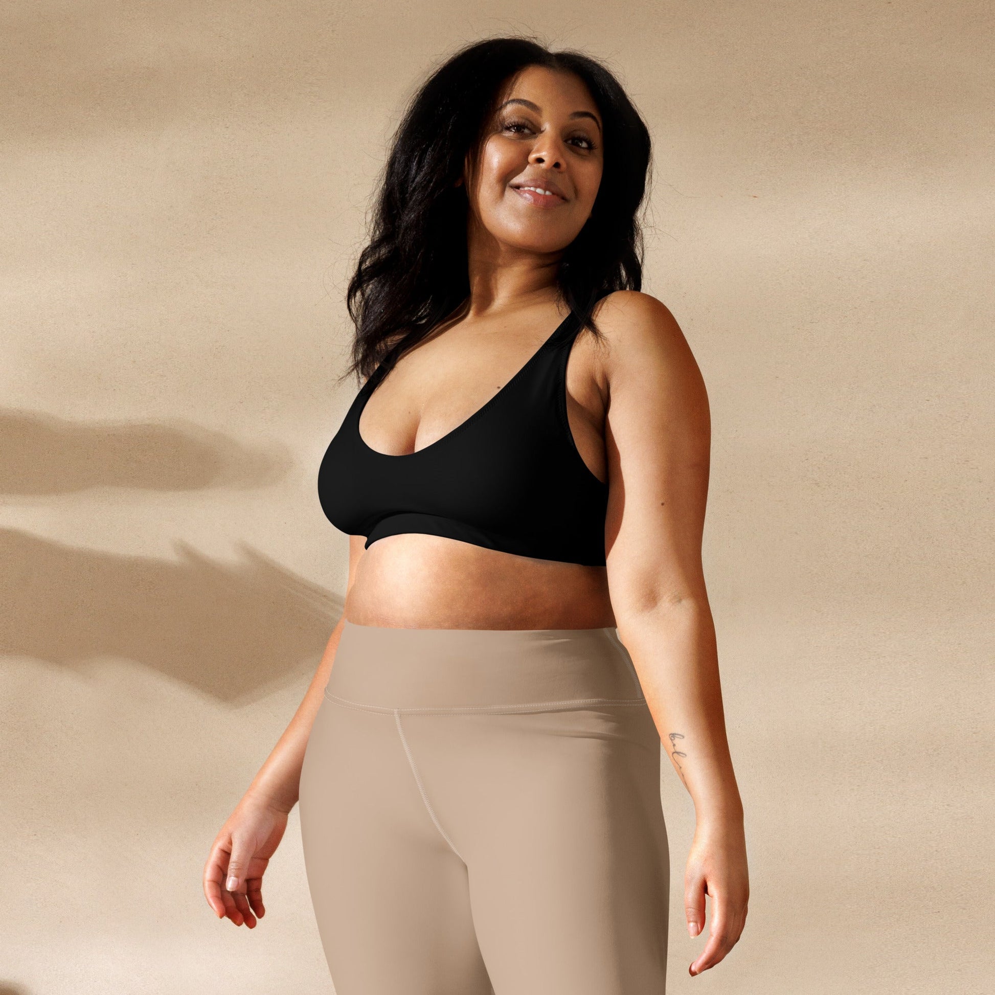 Eco - Lux Padded Bikini Top in Black - Saltwater Bodega
