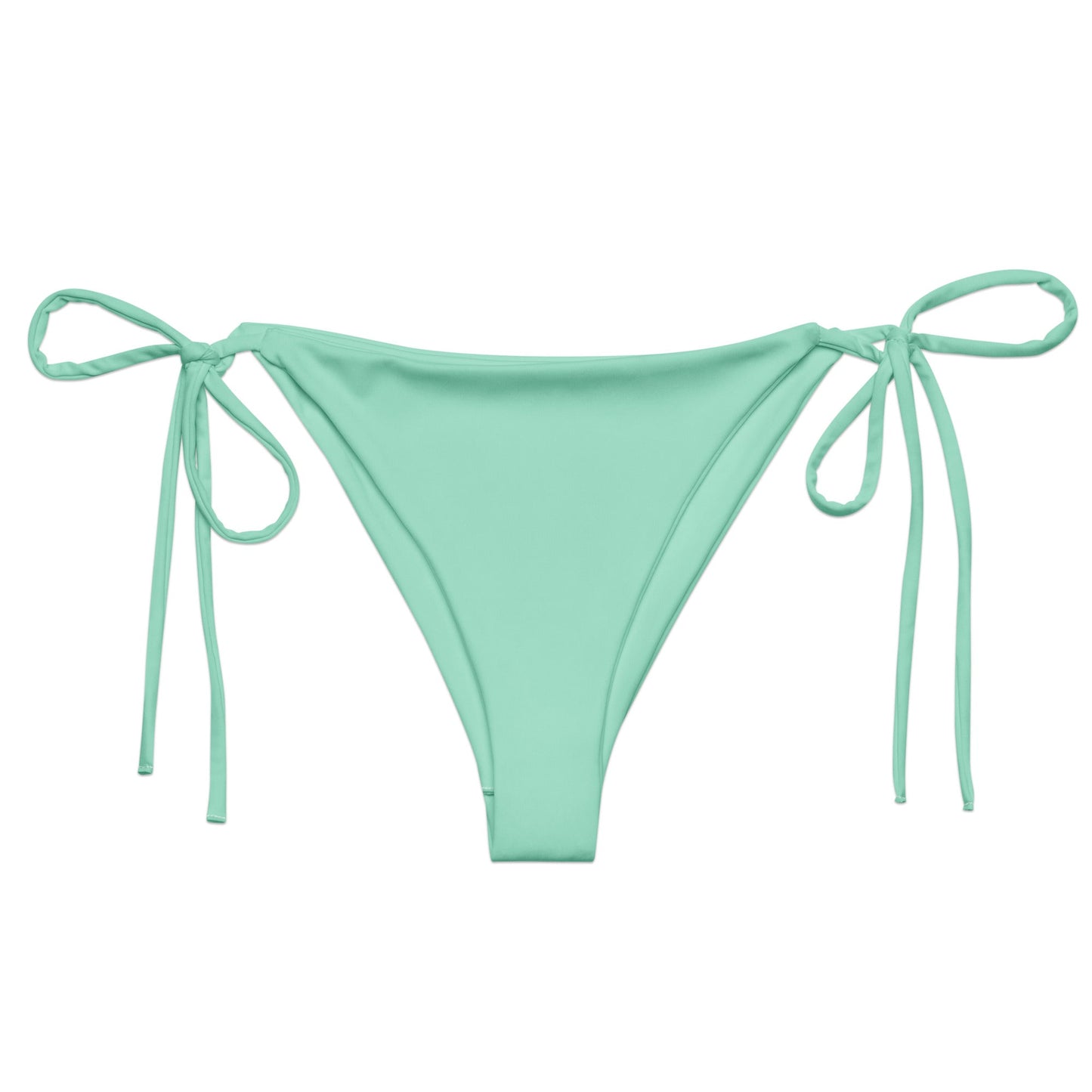 Eco - Lux String Bikini Bottom in Mint - Saltwater Bodega