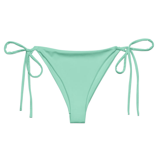 Eco - Lux String Bikini Bottom in Mint - Saltwater Bodega