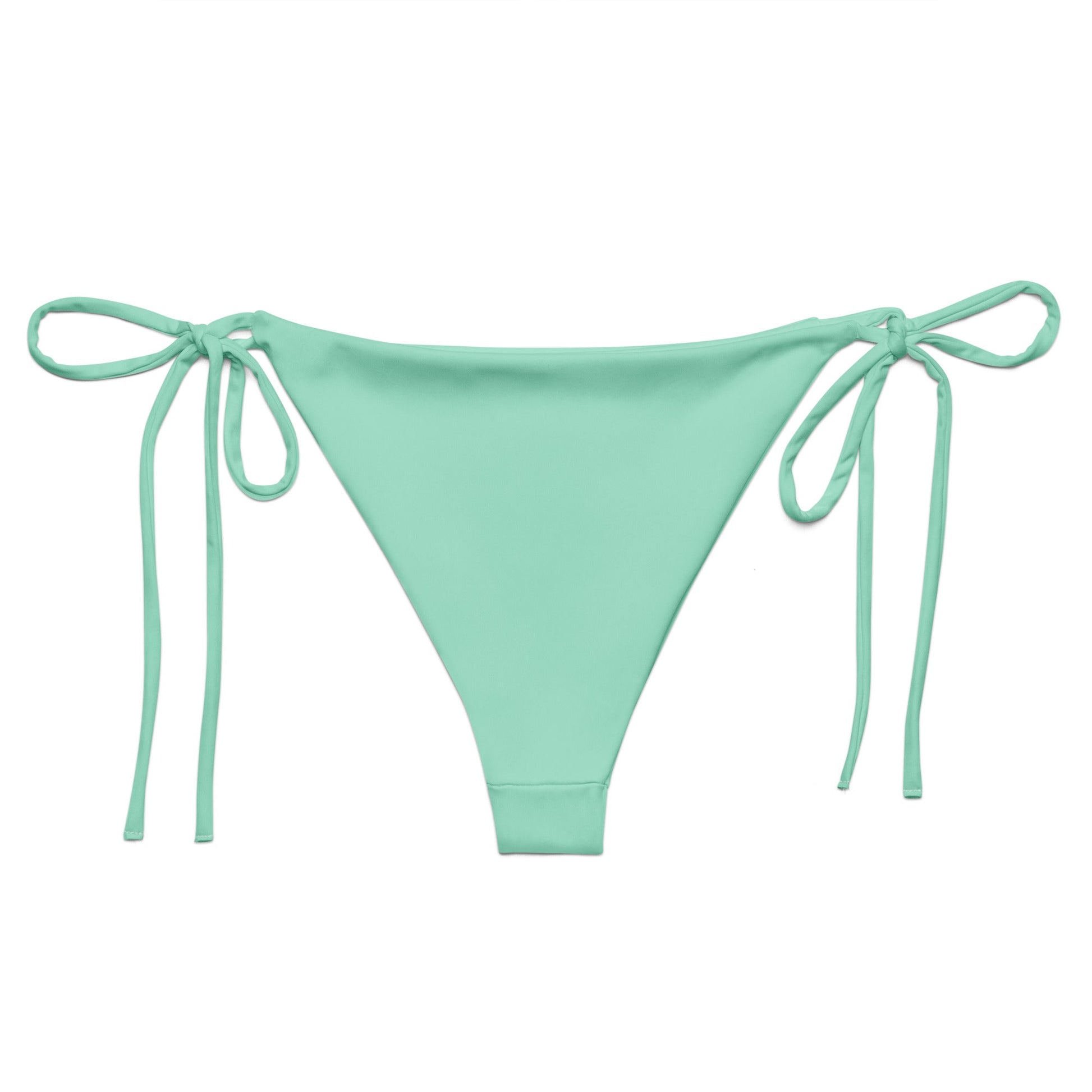 Eco - Lux String Bikini Bottom in Mint - Saltwater Bodega