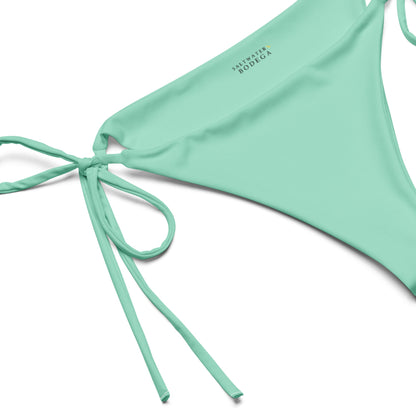 Eco - Lux String Bikini Bottom in Mint - Saltwater Bodega