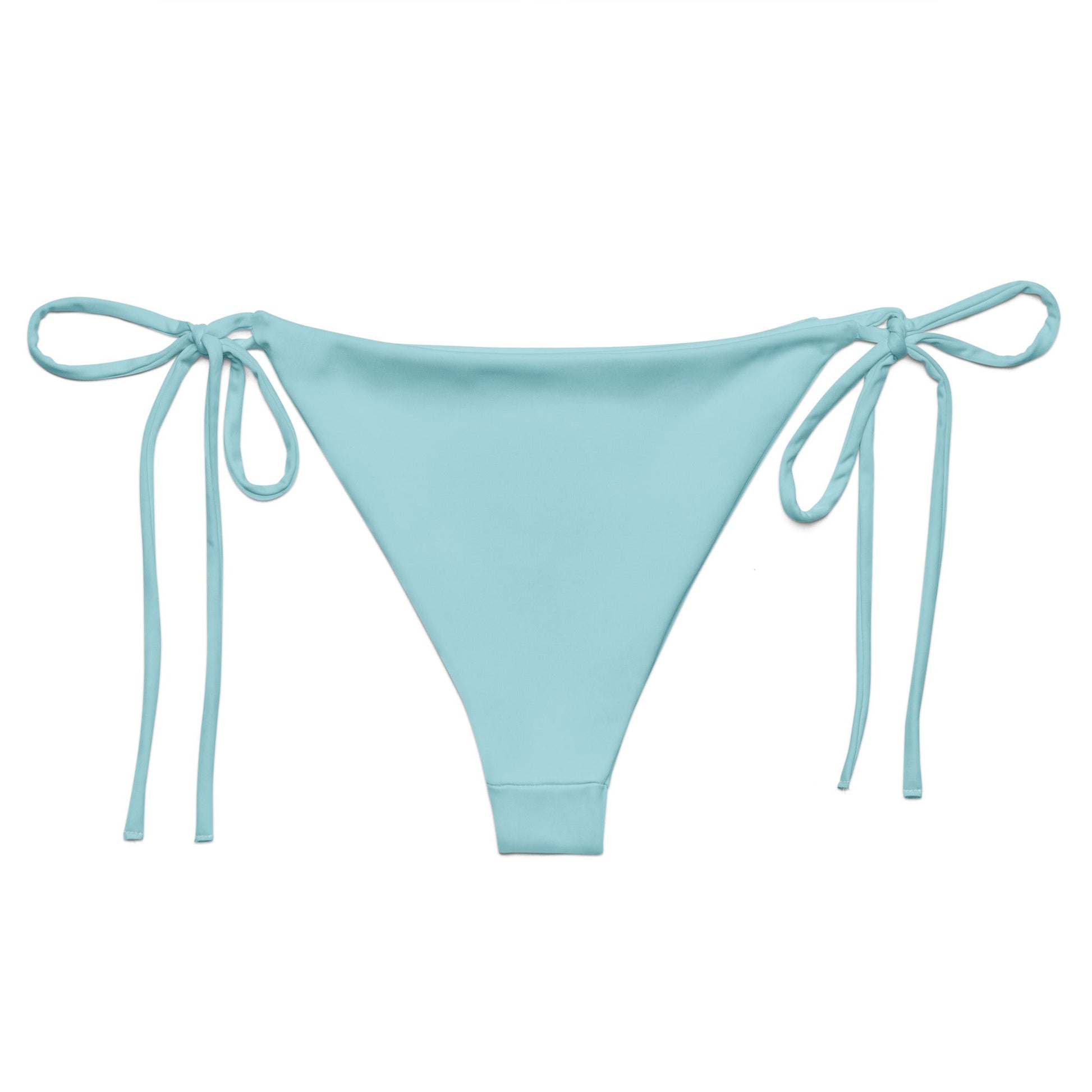 Eco - Lux String Bikini Bottom in Powder Blue - Saltwater Bodega