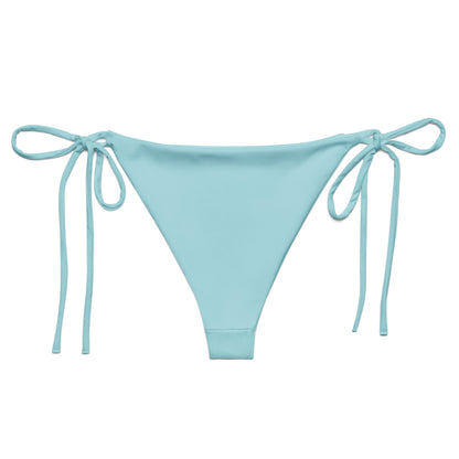 Eco - Lux String Bikini Bottom in Powder Blue - Saltwater Bodega