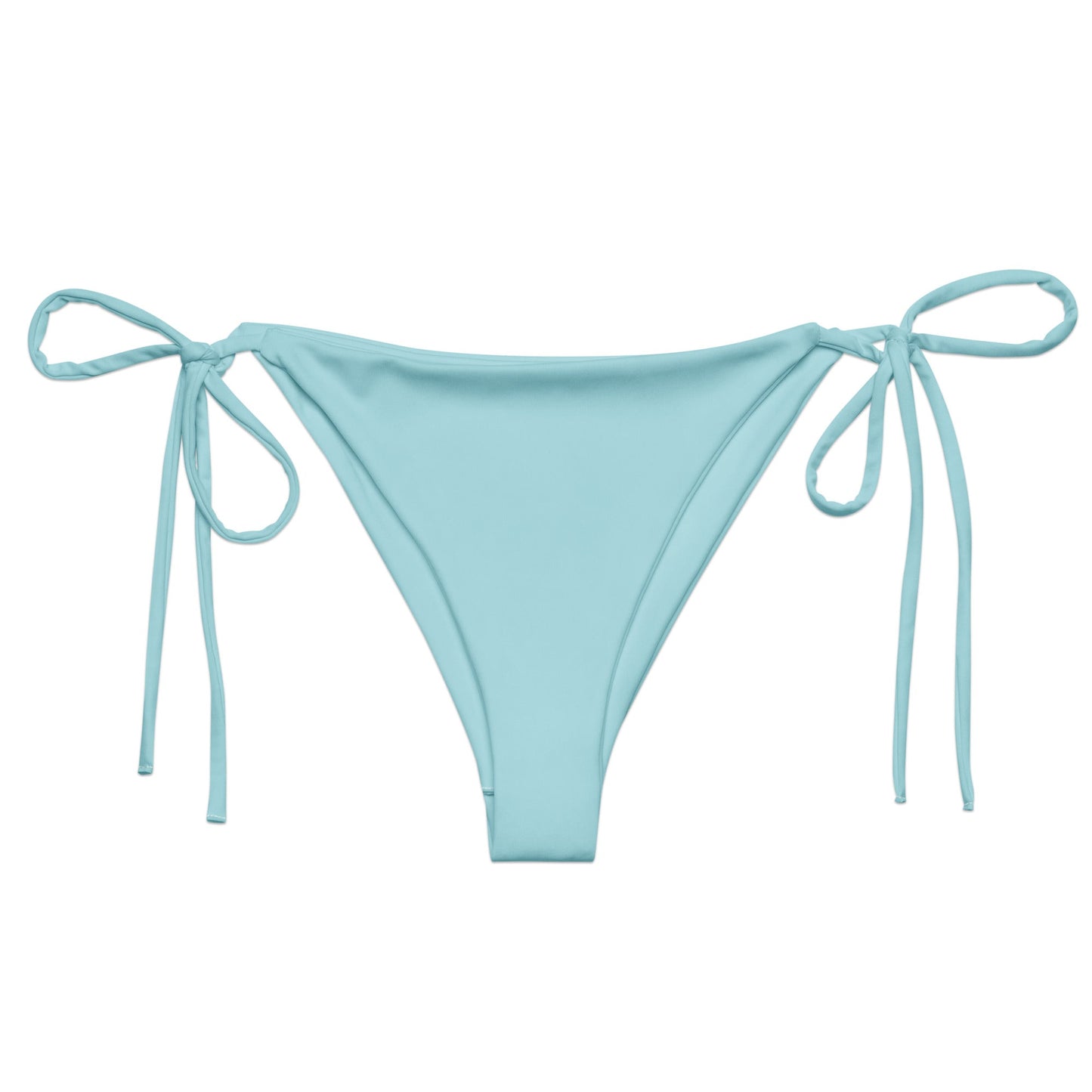 Eco - Lux String Bikini Bottom in Powder Blue - Saltwater Bodega