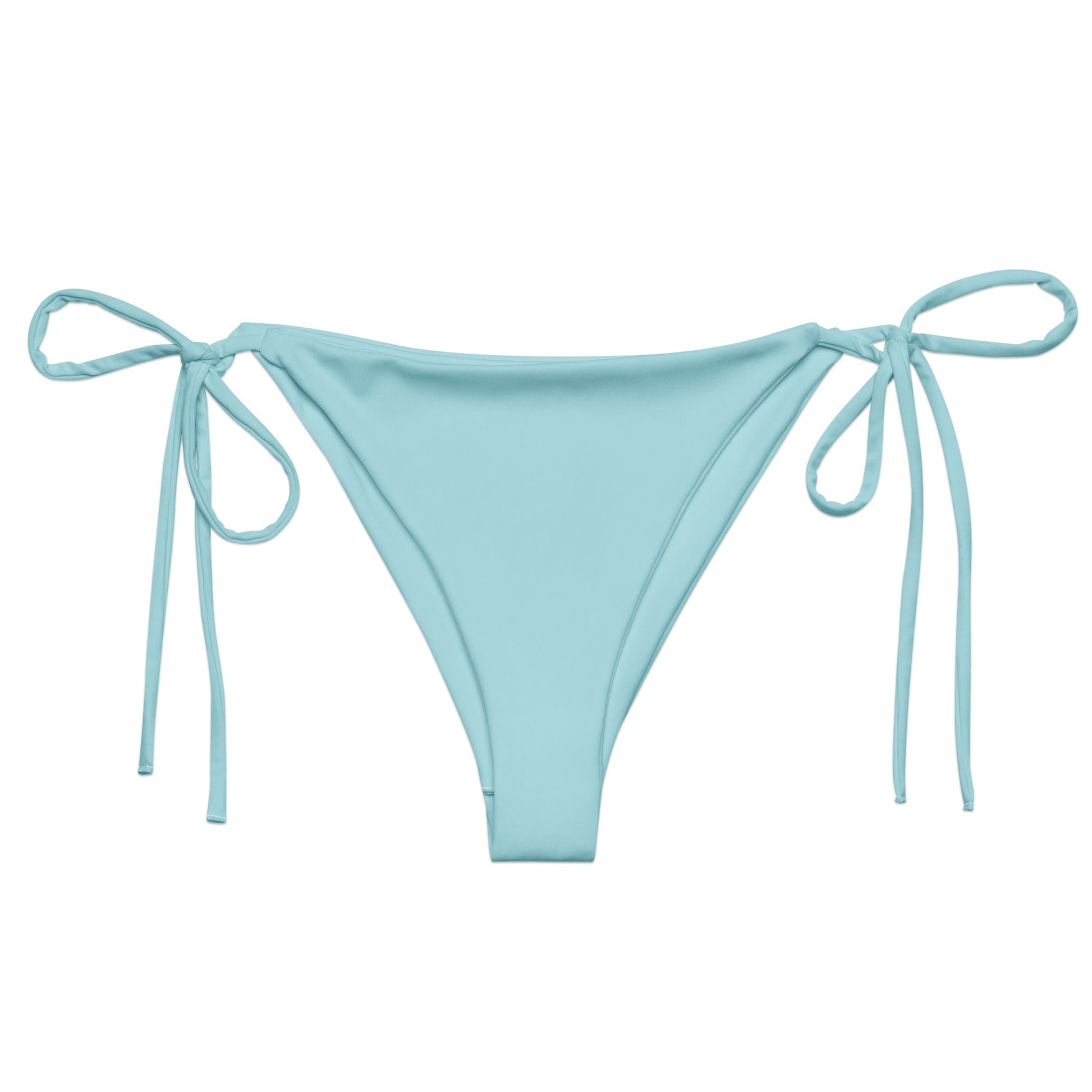 Eco - Lux String Bikini Bottom in Powder Blue - Saltwater Bodega