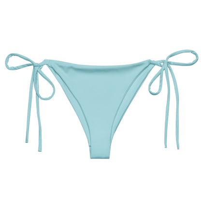 Eco - Lux String Bikini Bottom in Powder Blue - Saltwater Bodega