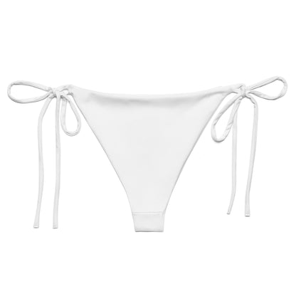 Eco - Lux String Bikini Bottom in White - Saltwater Bodega