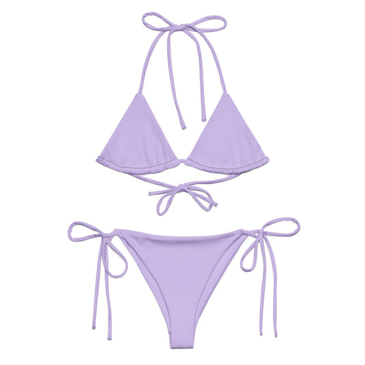 Eco - Lux String Bikini in Lavender - Saltwater Bodega