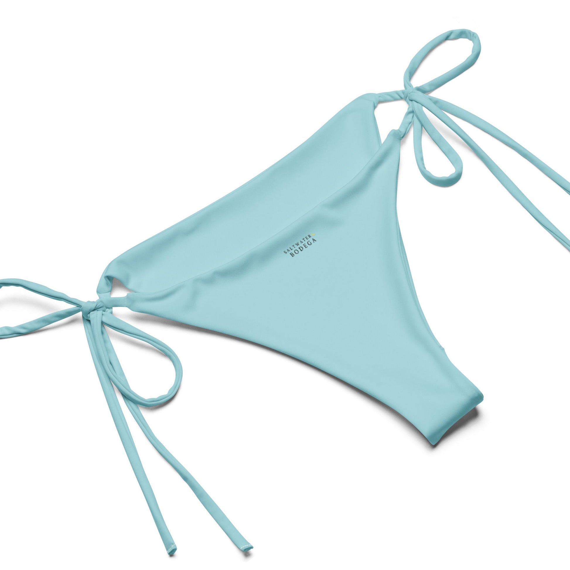 Eco - Lux String Bikini in Powder Blue - Saltwater Bodega