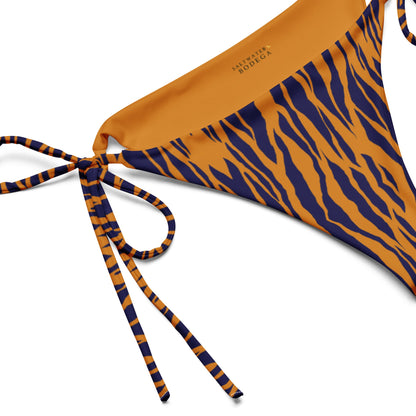 Eco - Lux String Bikini in Tiger Print - Saltwater Bodega